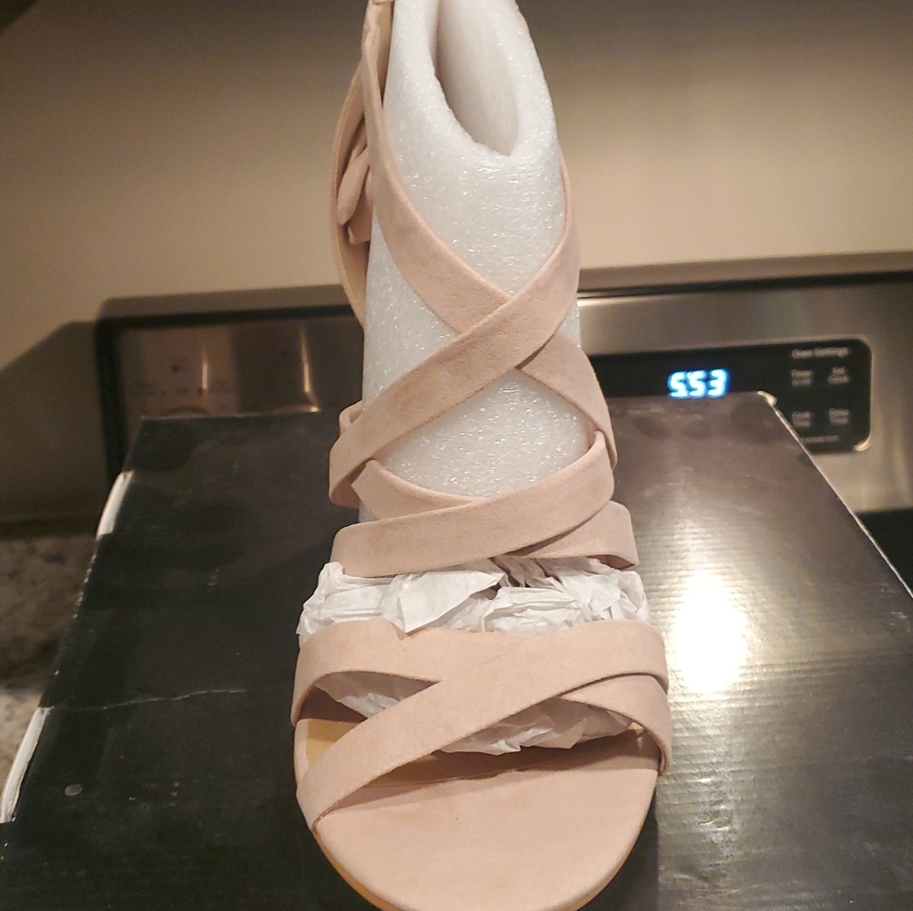 Mauve Torrid Strappy Heels